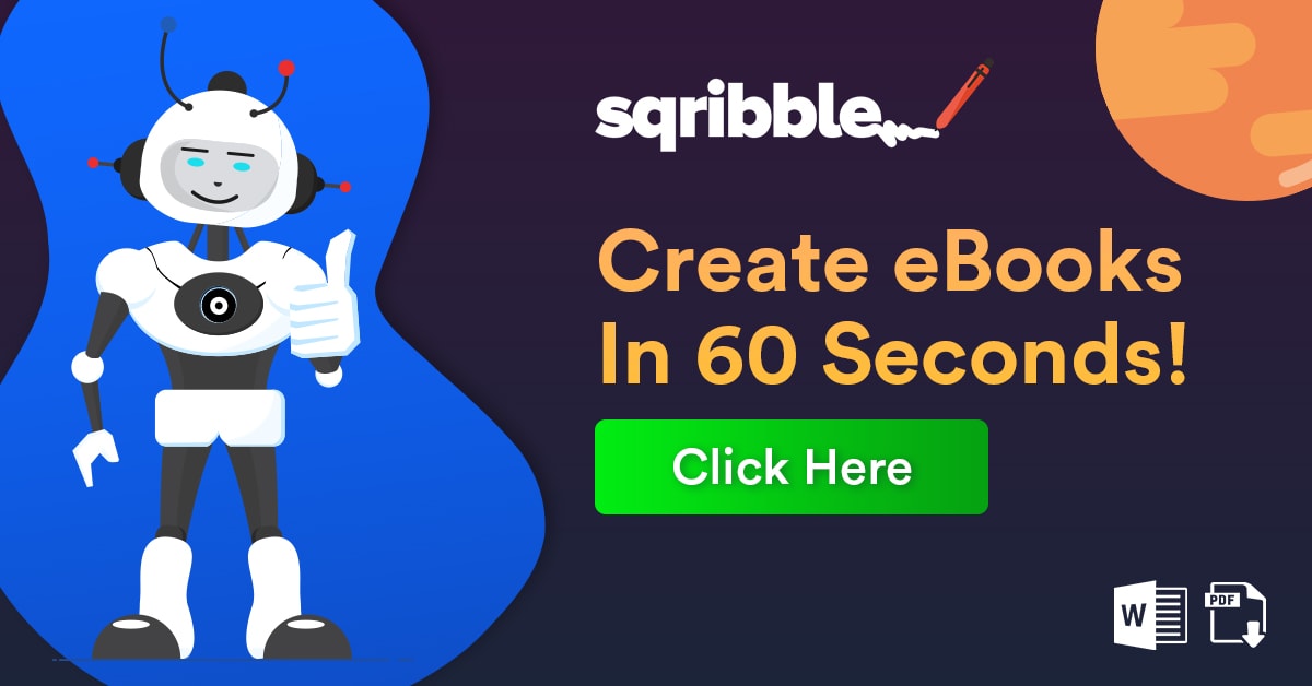 SQRIBBLE Review - Create eBooks, Reports, and Whitepapers in Minutes
